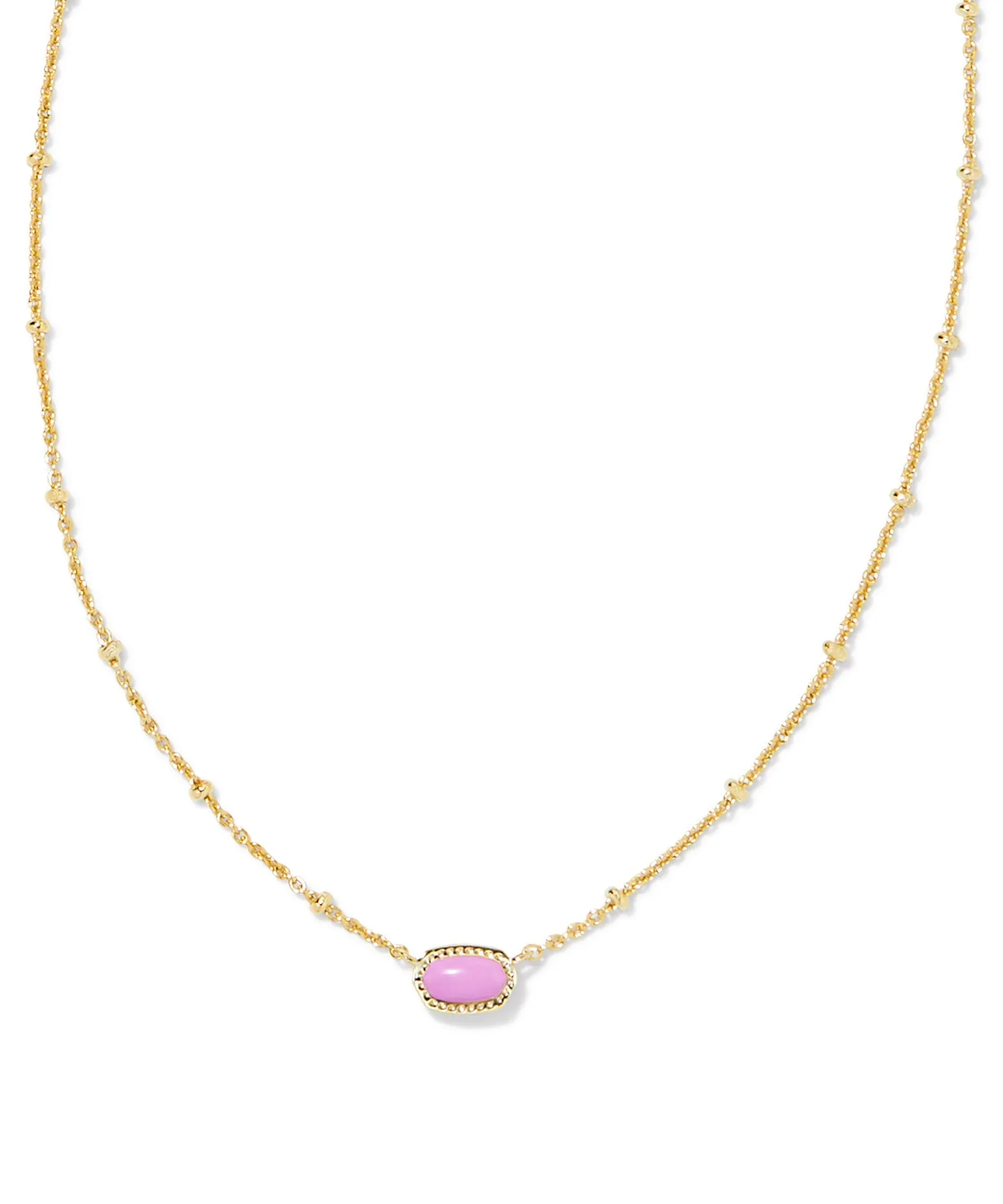 Kendra Scott Baby Elisa Satellite Short Pendant Necklace - Fuchsia, Turquoise, Pink, Mint OR Ivory