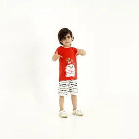 Kids Soft Cotton Printed Suit