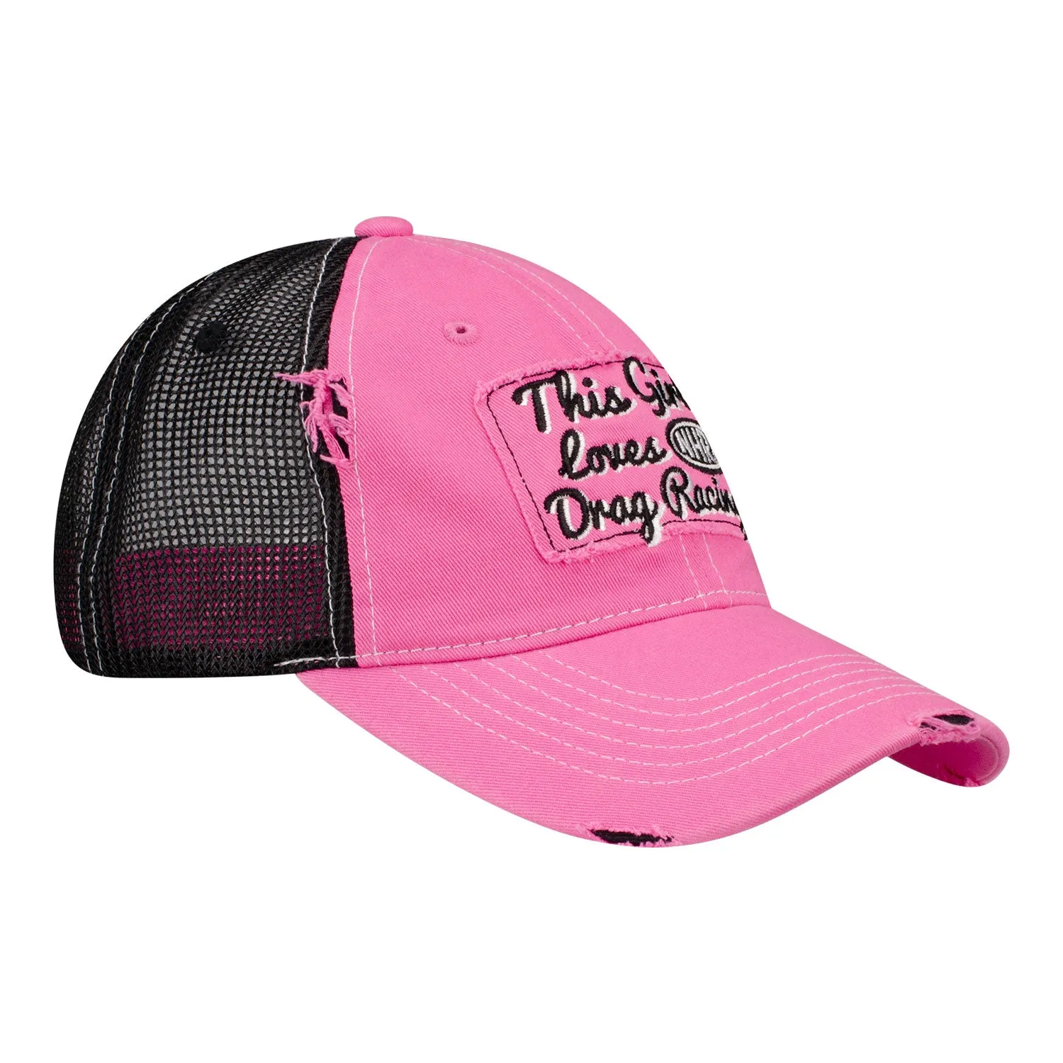 Ladies "This Girl Loves Drag Racing" Hat