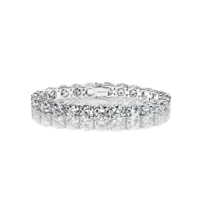 Lawrie 46 Carat Round Brilliant Lab Grown Diamond Tennis Bracelet in 14k White Gold