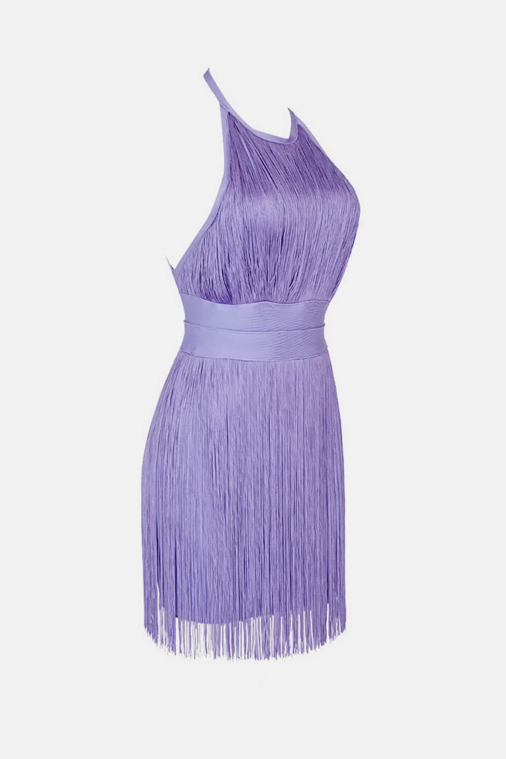 Lila fringe dress