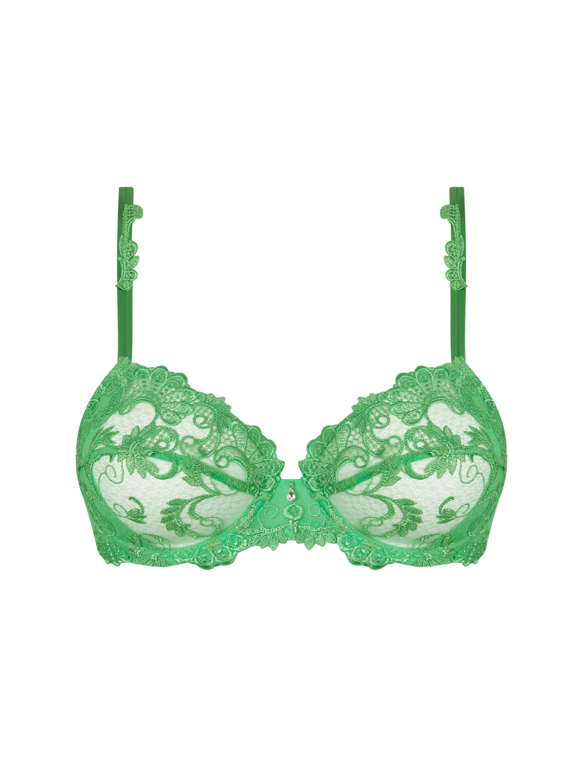 Lise Charmel Underwire Bra-Dressing Floral-Green