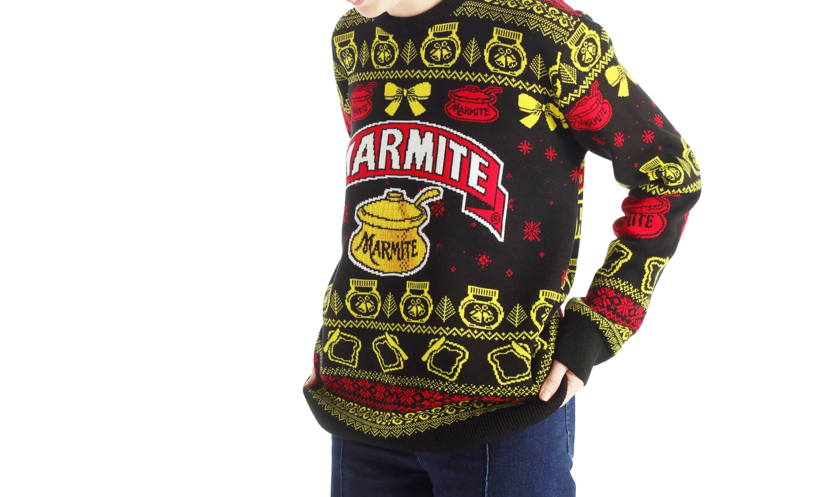 Marmite® Official Knitted Christmas Jumper