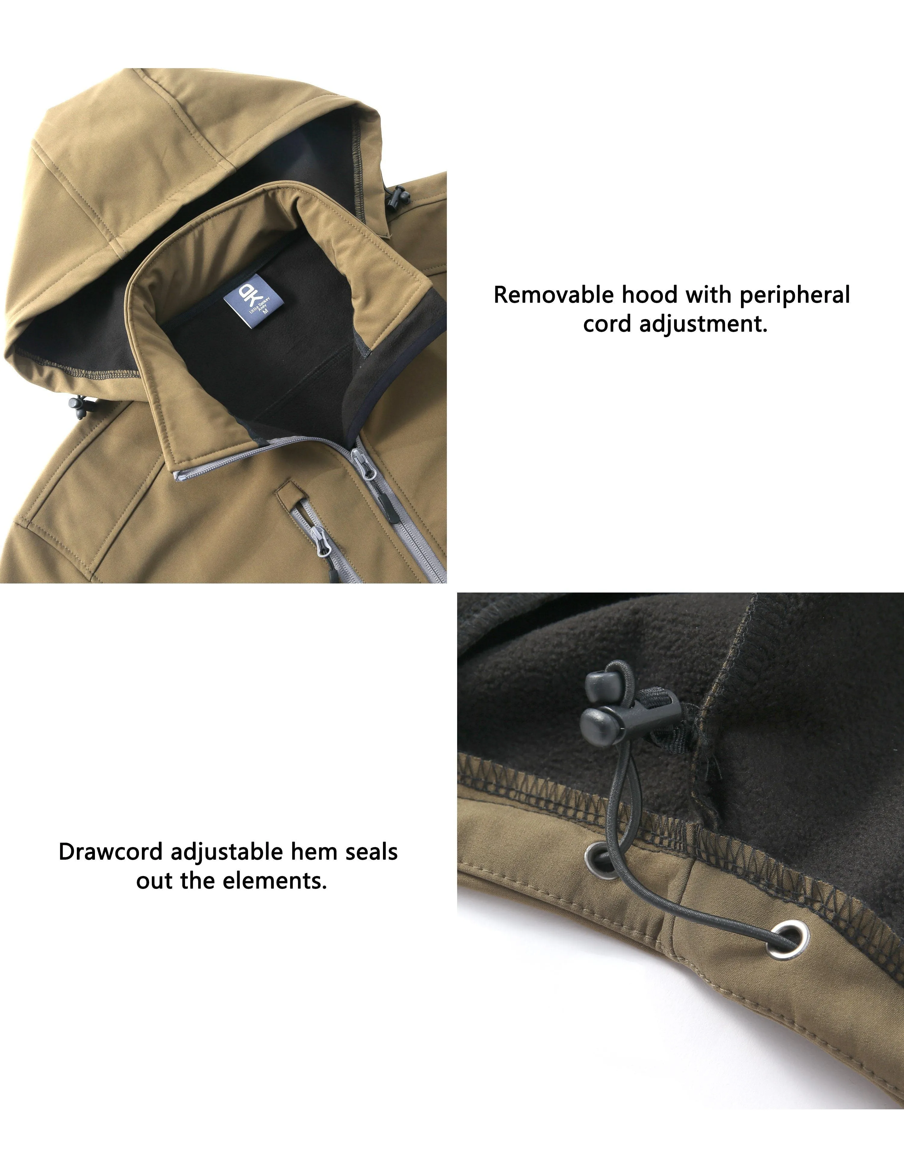 Men's Fleece Lined Softshell Jacket