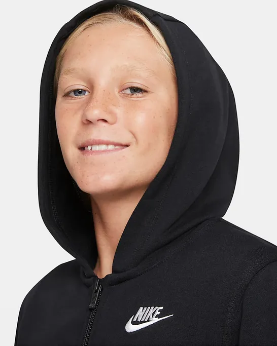 Nike Full Zip Hooded Sweatshirt DD1698 010 black