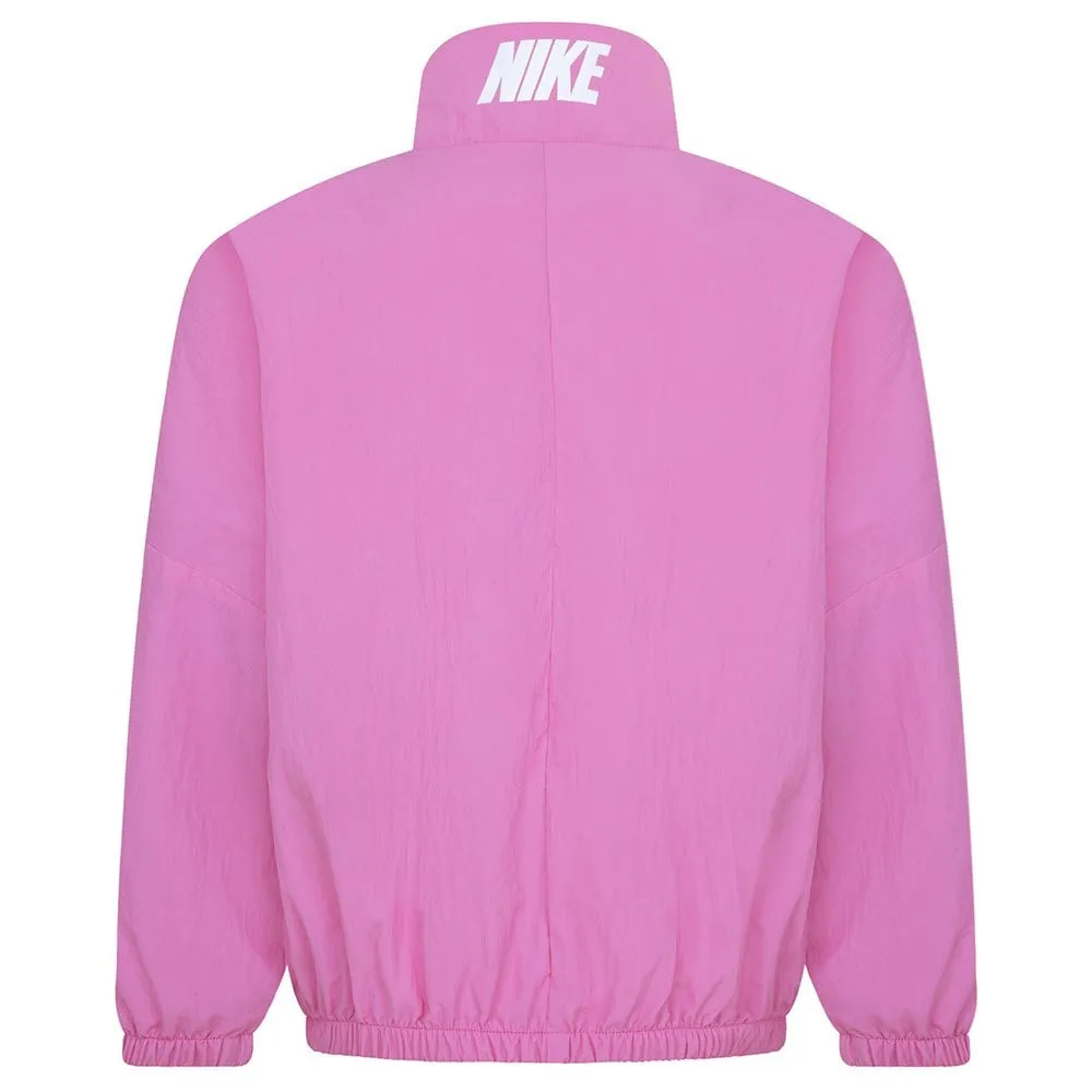 NIKE JUNIOR WINDBREAKER PINK JACKET