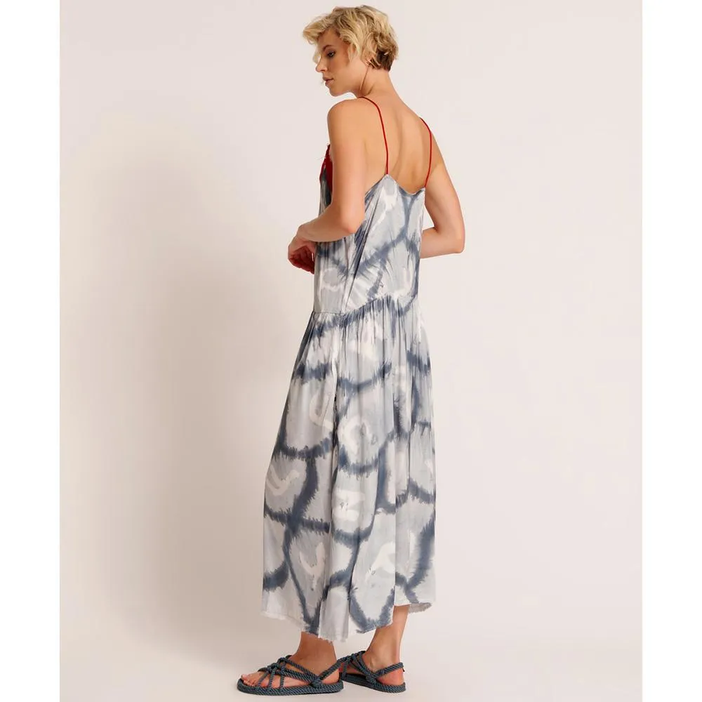 One Teaspoon Reflection Hand Printed Hideaway Slip Dress