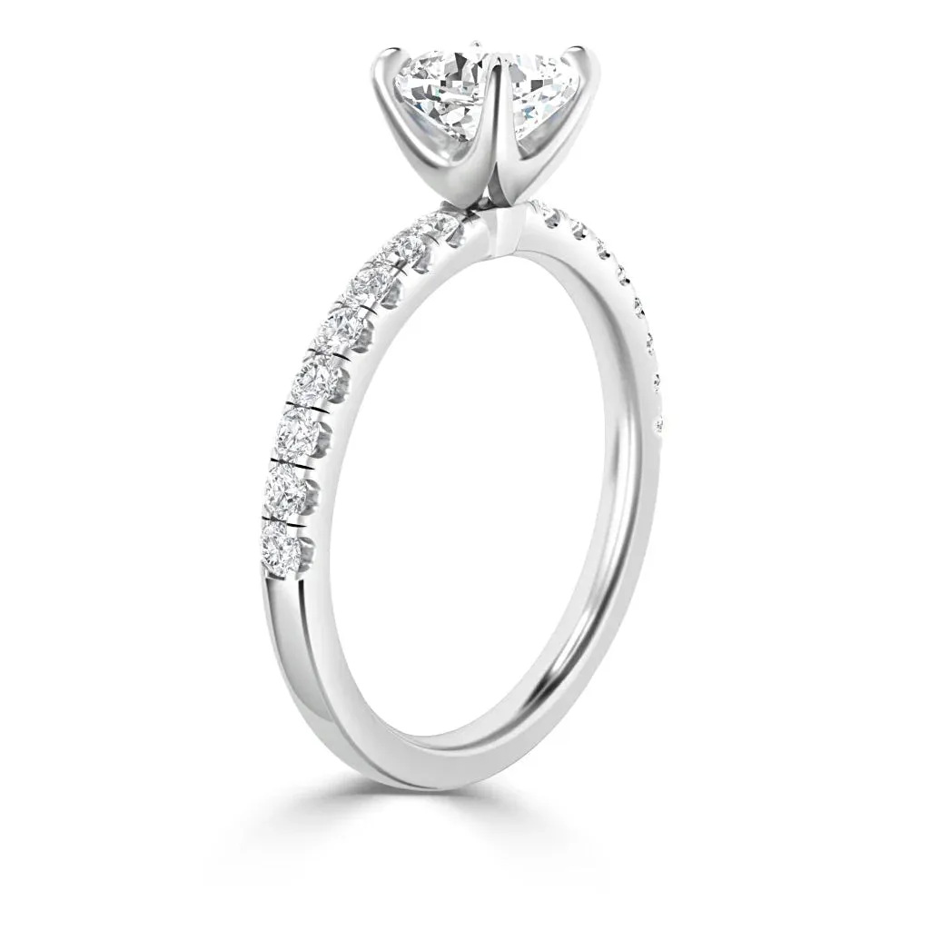 Phoebe - 18ct White Gold - Cushion