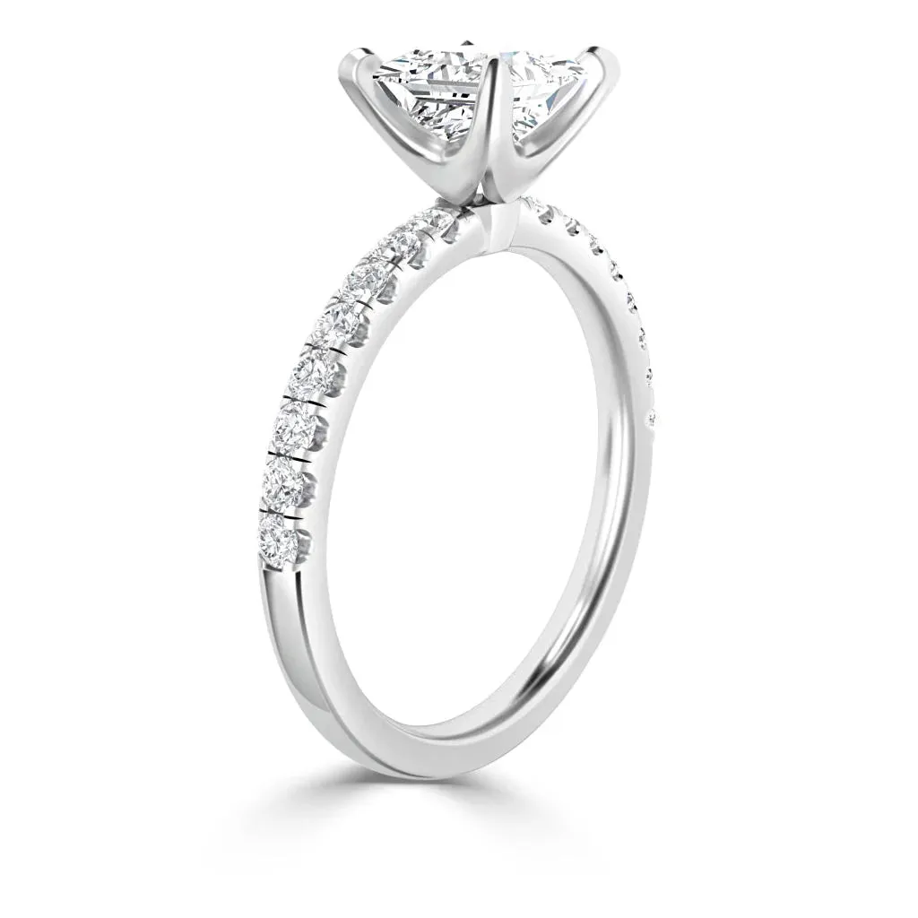 Phoebe - 18ct White Gold - Princess