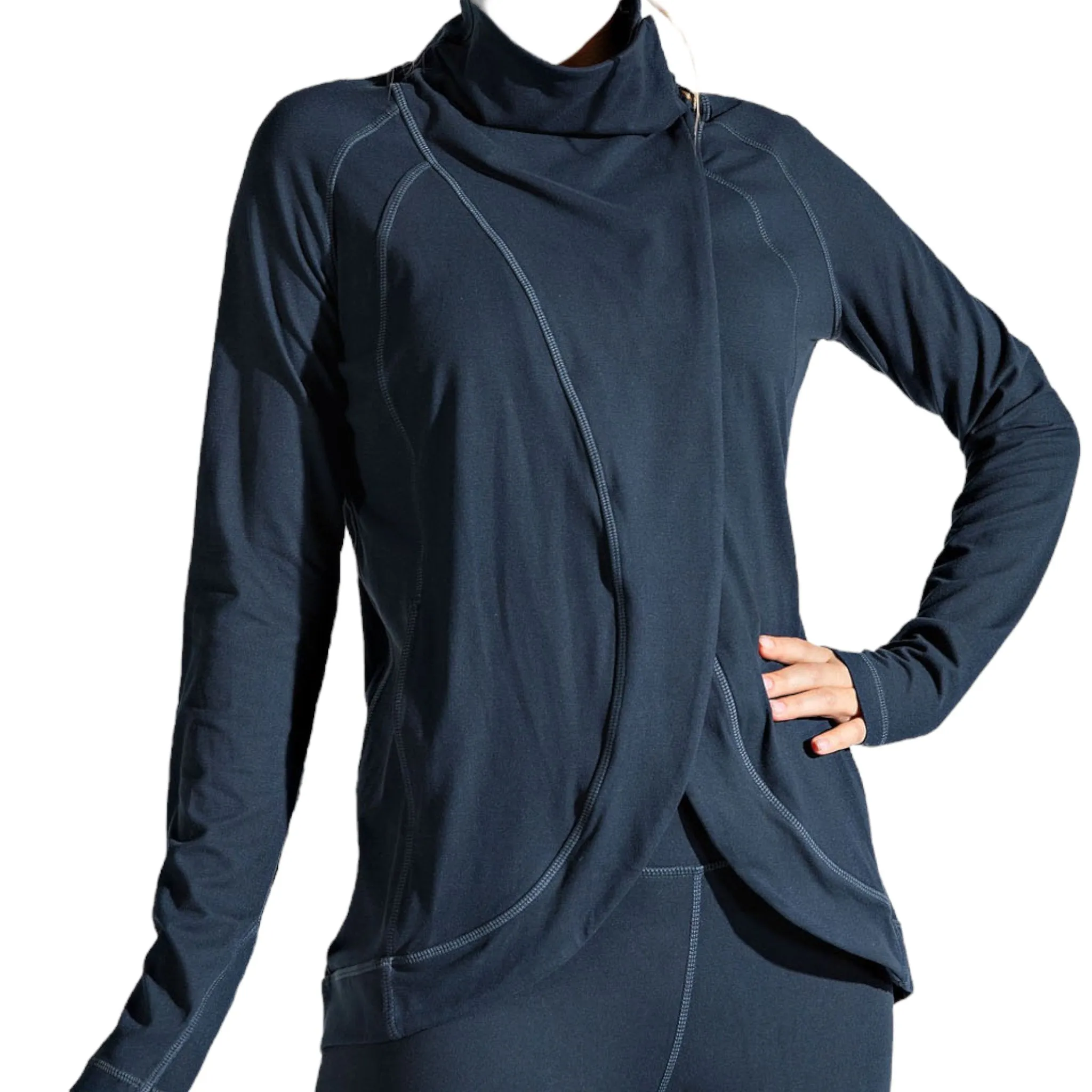 Plus Size Sporty Cowl Next Activewear Set