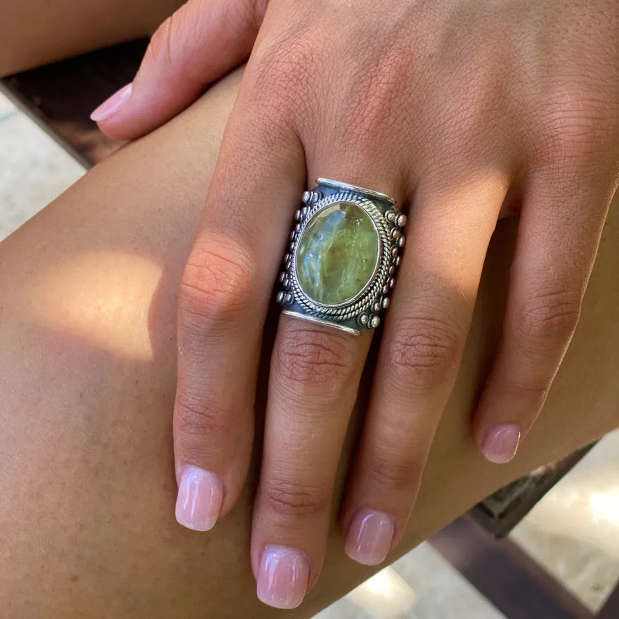 Prehnite Ring - Mt Abu