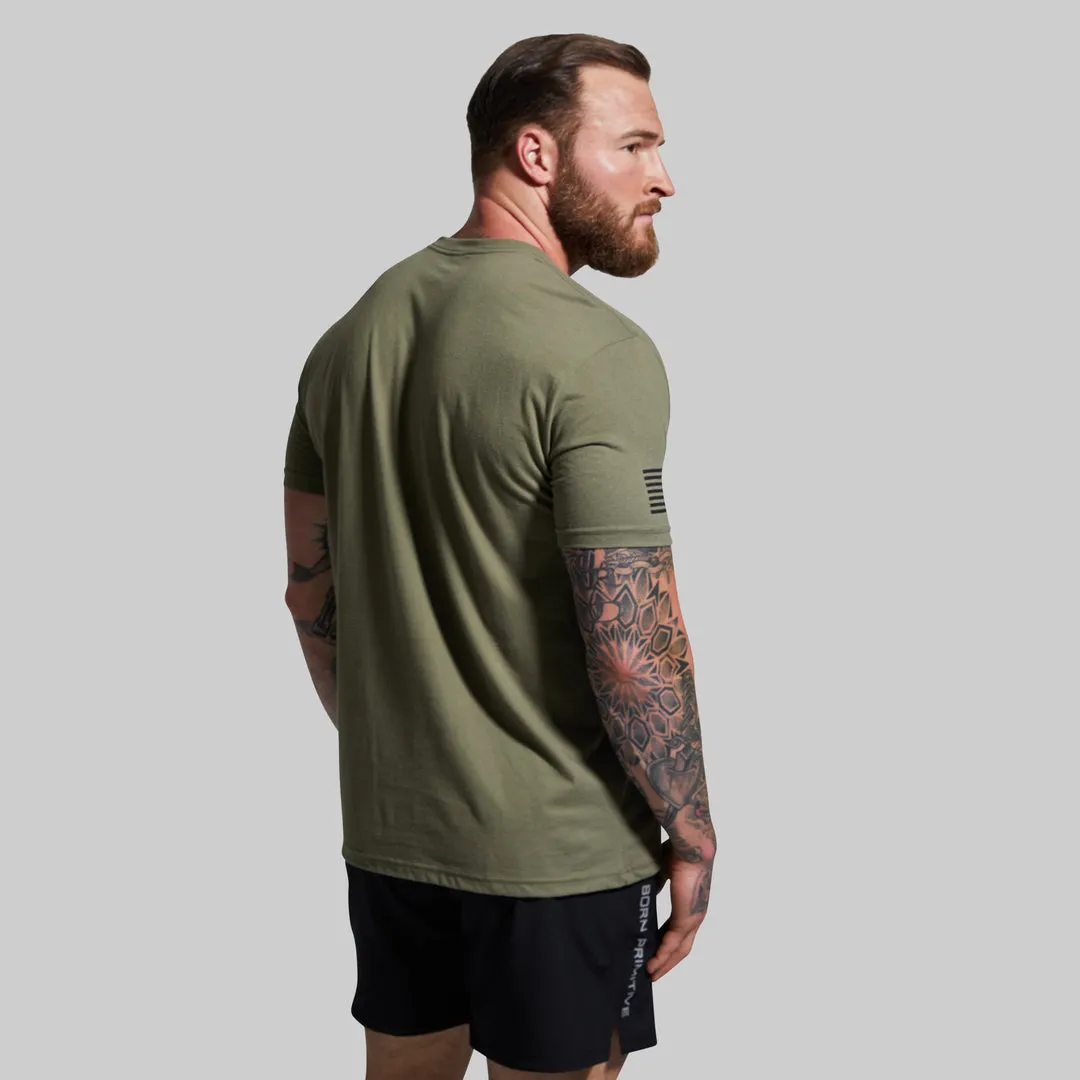 Property of Born Primitive T-shirt - Military Green