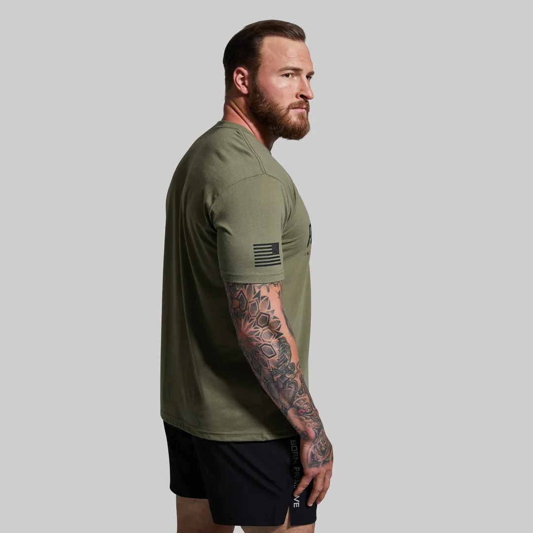 Property of Born Primitive T-shirt - Military Green