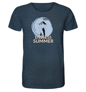 "Endless Summer Vibes" - Herren Premium Organic Shirt (meliert)