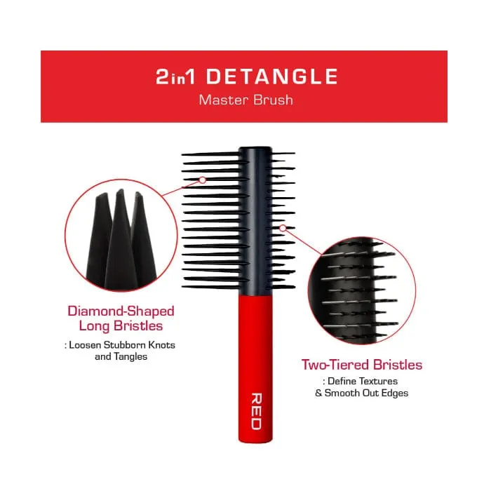 RED BY KISS | 2-in-1 Detangle Master Brush HH209