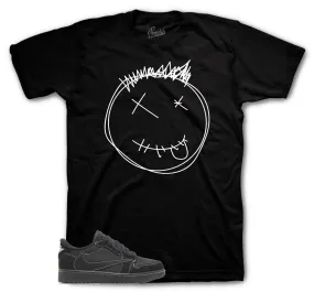 Retro 1 Black Phantom Smiley Shirt