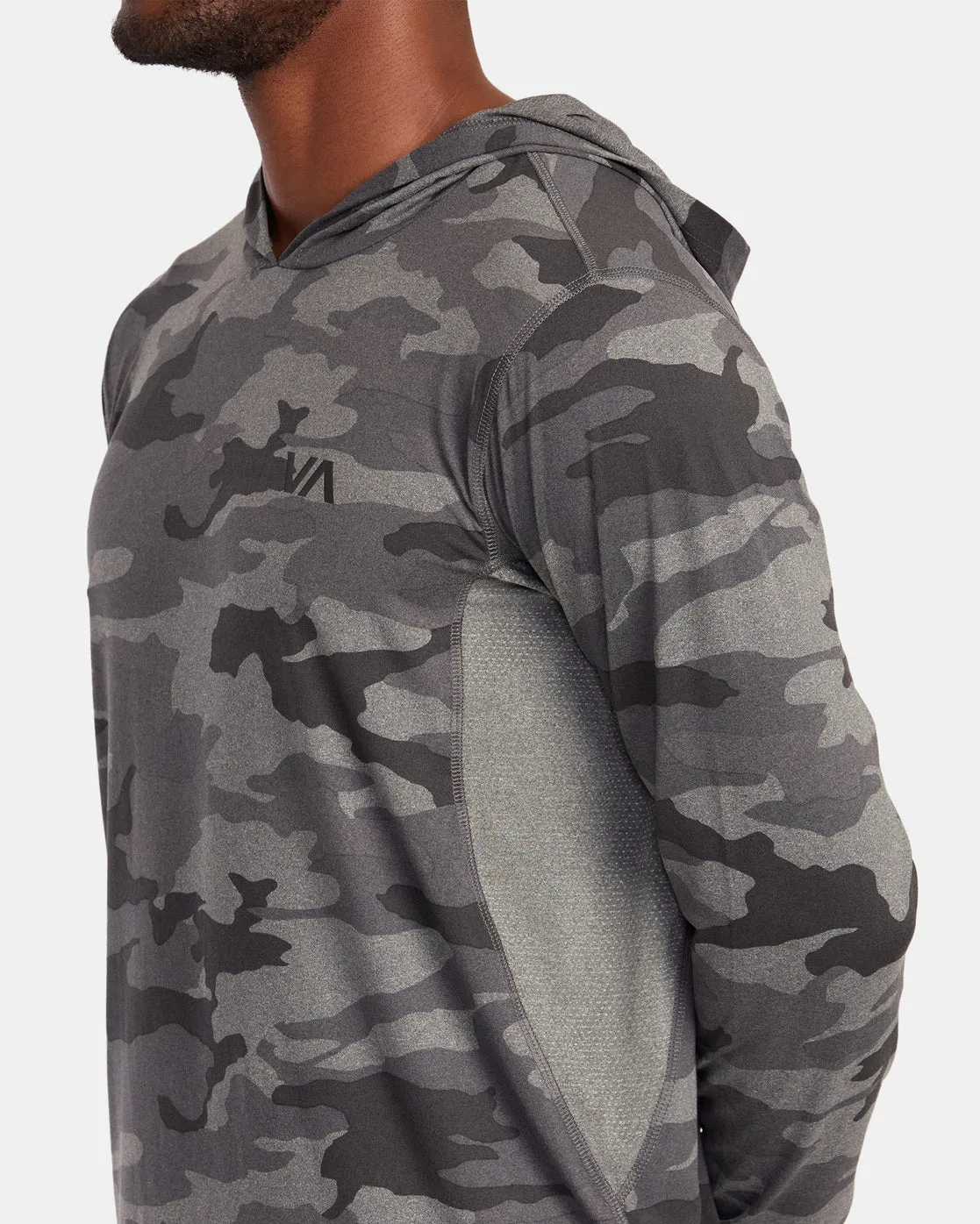 Sport Vent Technical Hooded Top - Camo