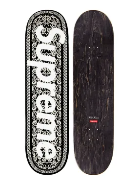 Supreme Celtic Knot Skateboard Deck Black  8.25